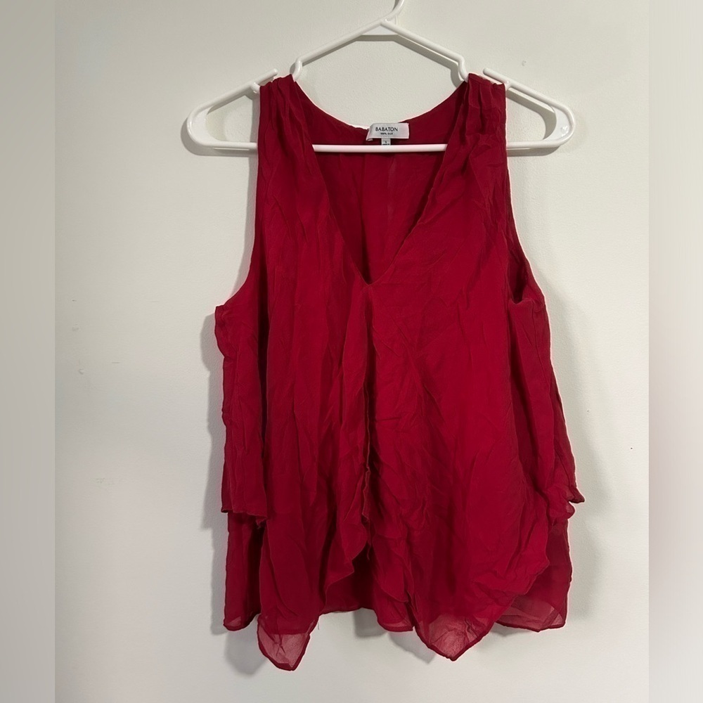 Babaton Red Tank Top Blouse